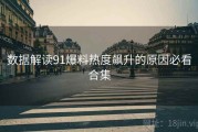 数据解读91爆料热度飙升的原因必看合集