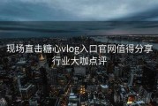 现场直击糖心vlog入口官网值得分享行业大咖点评