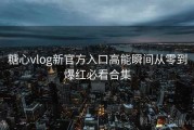 糖心vlog新官方入口高能瞬间从零到爆红必看合集