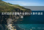 实时追踪读懂事件全貌91大事件速读版