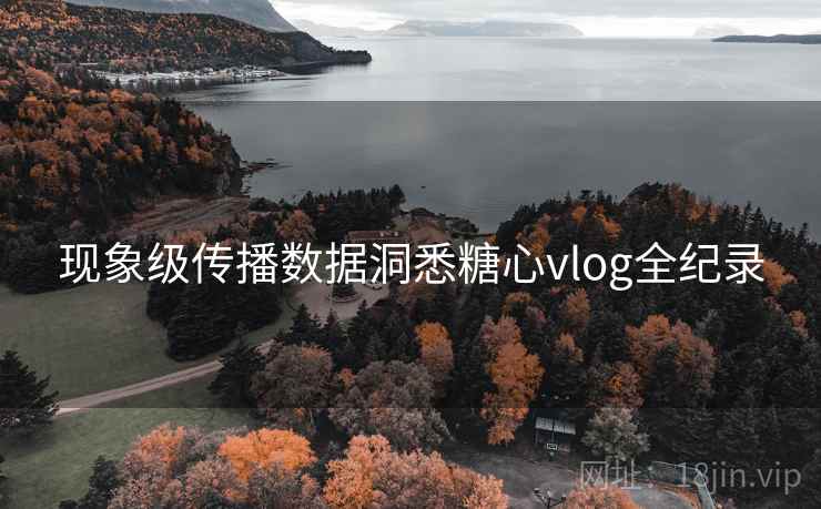 现象级传播数据洞悉糖心vlog全纪录 现象级传播数据洞悉糖心vlog全纪录